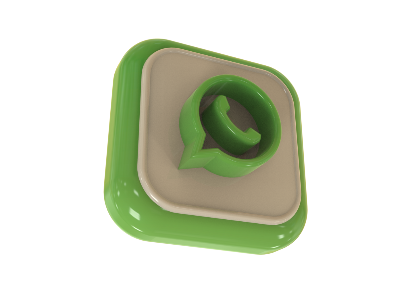 logo icon 3d social media in modern png