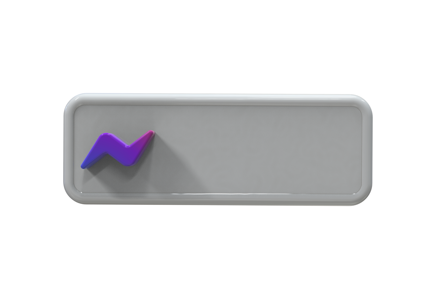 Social media icon logo lower third web banner 3d design render png
