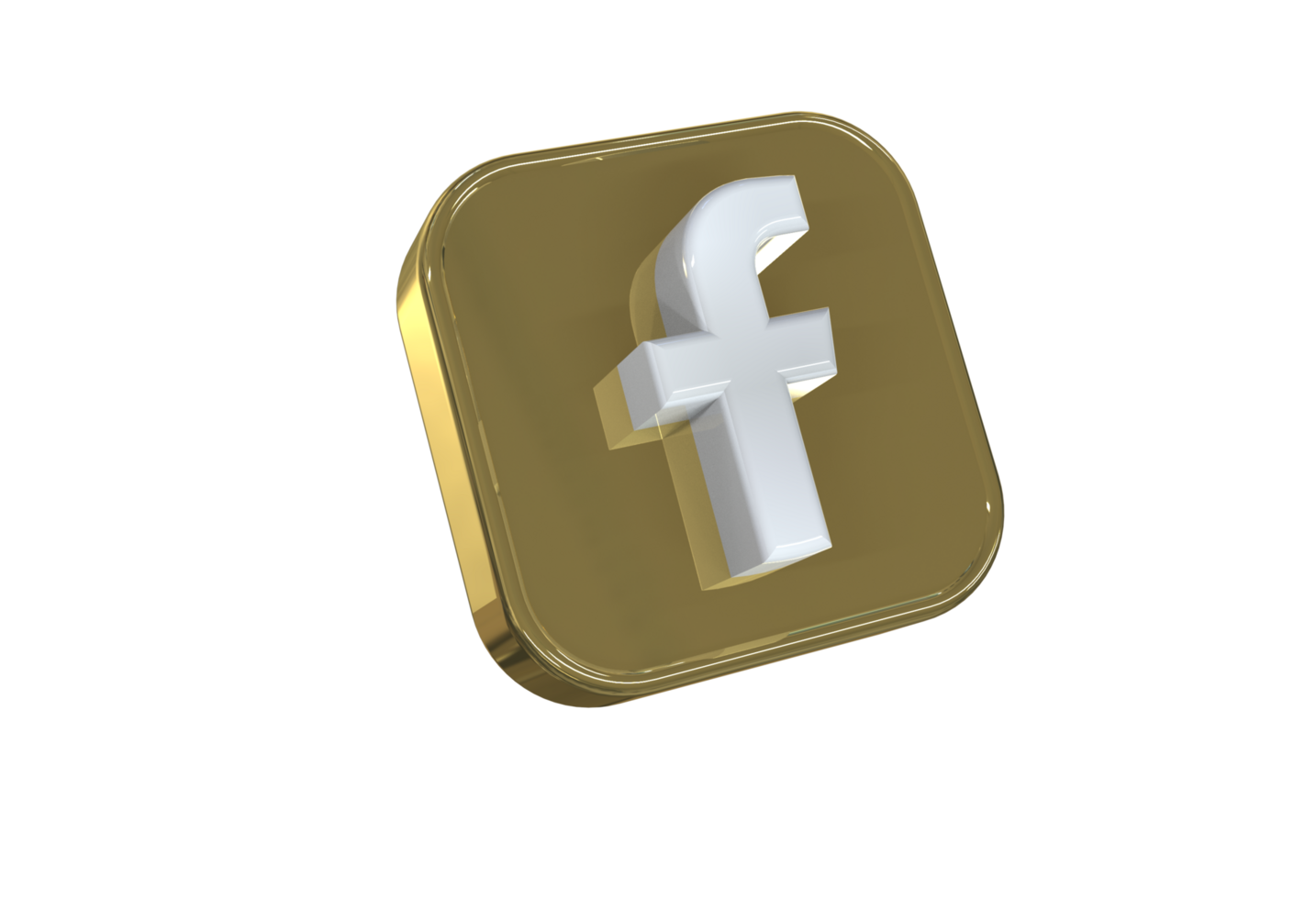 logo icon 3d social media in modern png