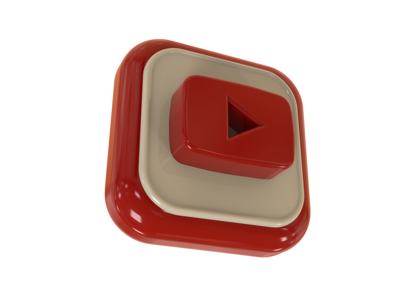 logo icon 3d social media in modern png