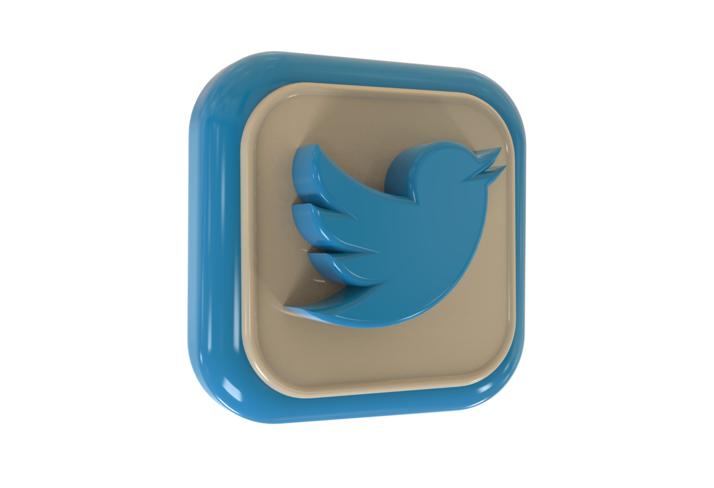 logo icon 3d social media in modern png