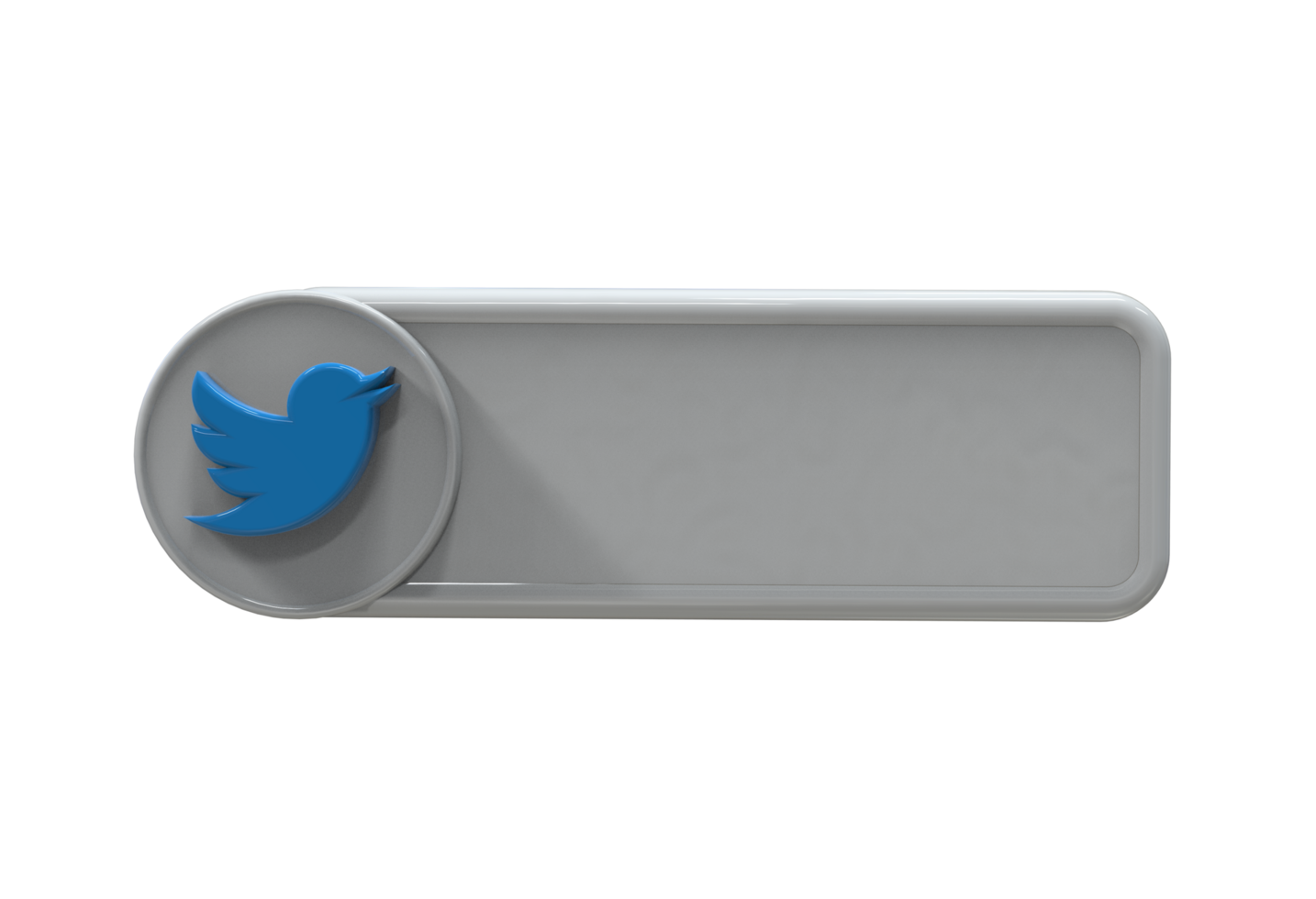 Social media icon logo lower third web banner 3d design render png