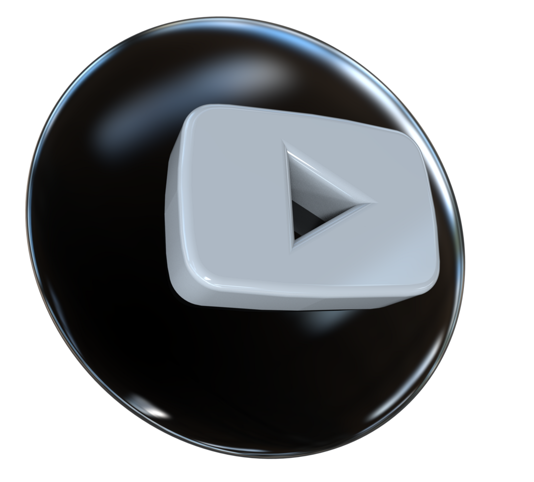 logo icon 3d social media in modern png