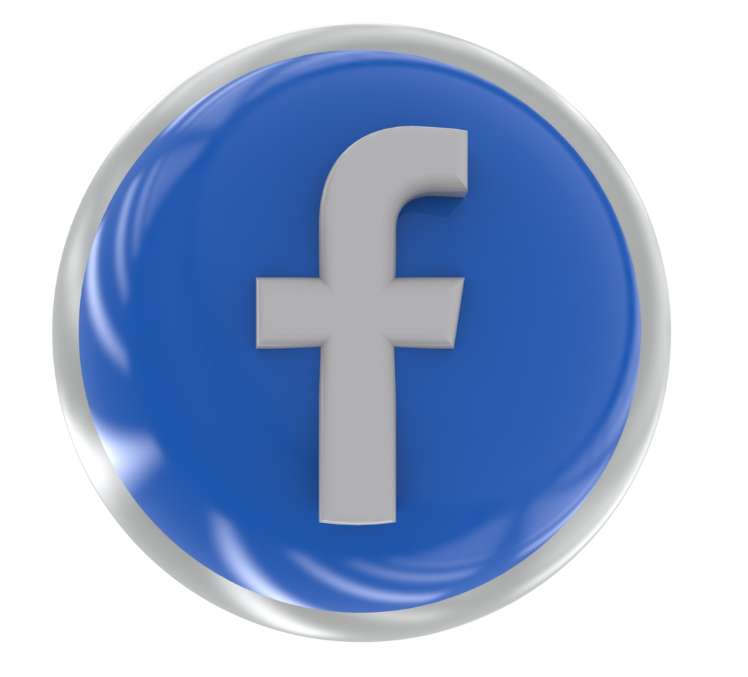 logo icon 3d social media in modern png