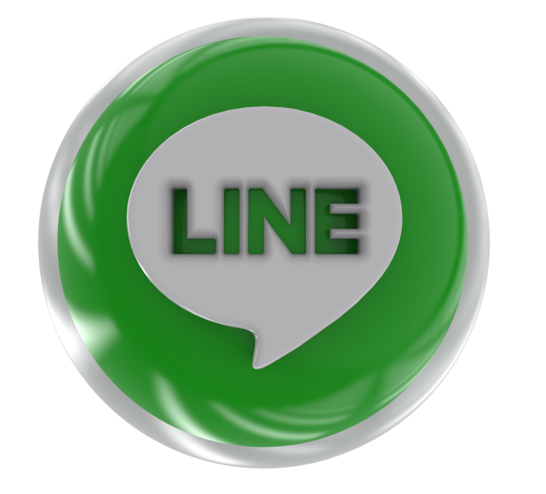 logo icon 3d social media in modern png
