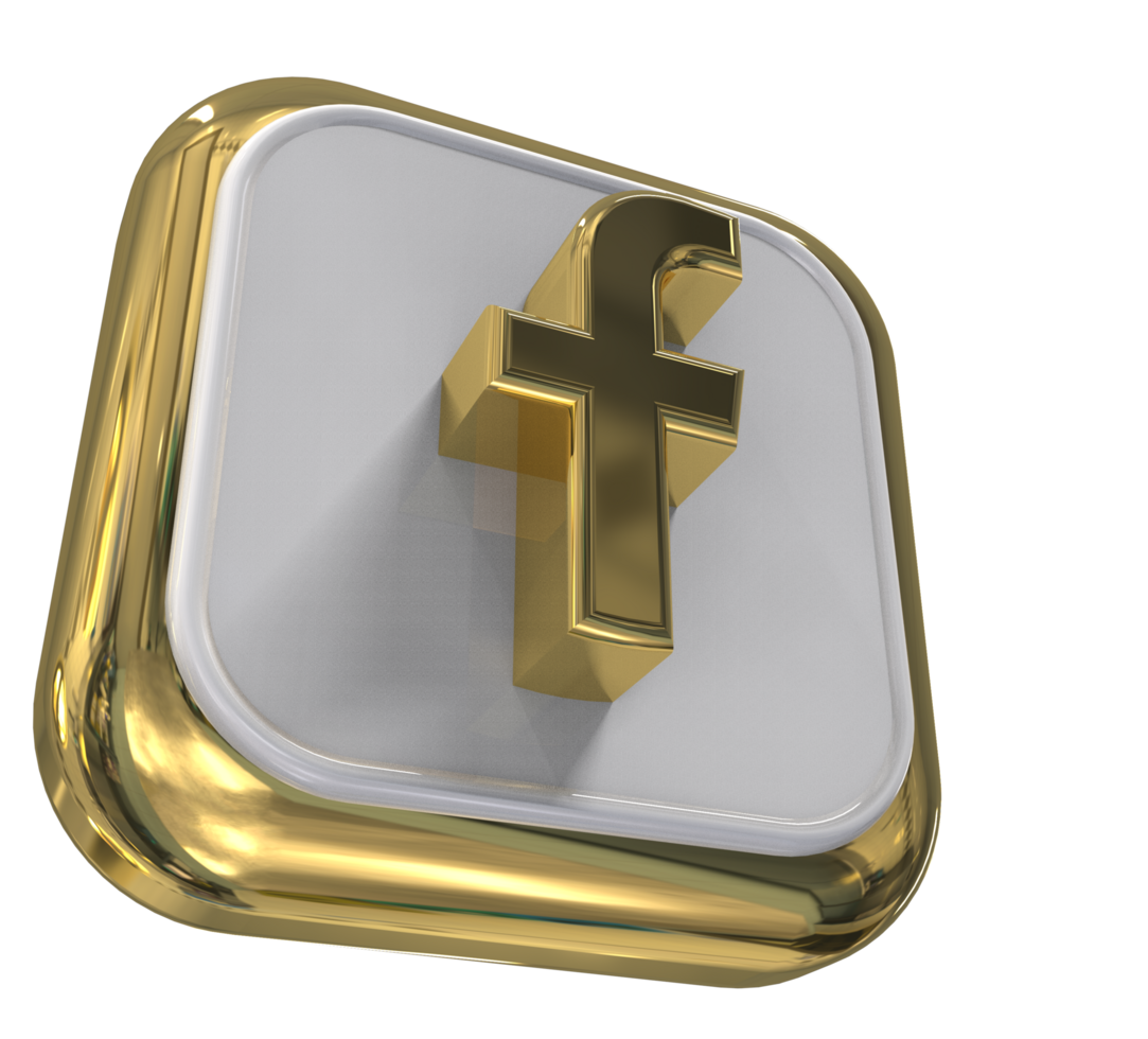logo icon 3d social media in modern png