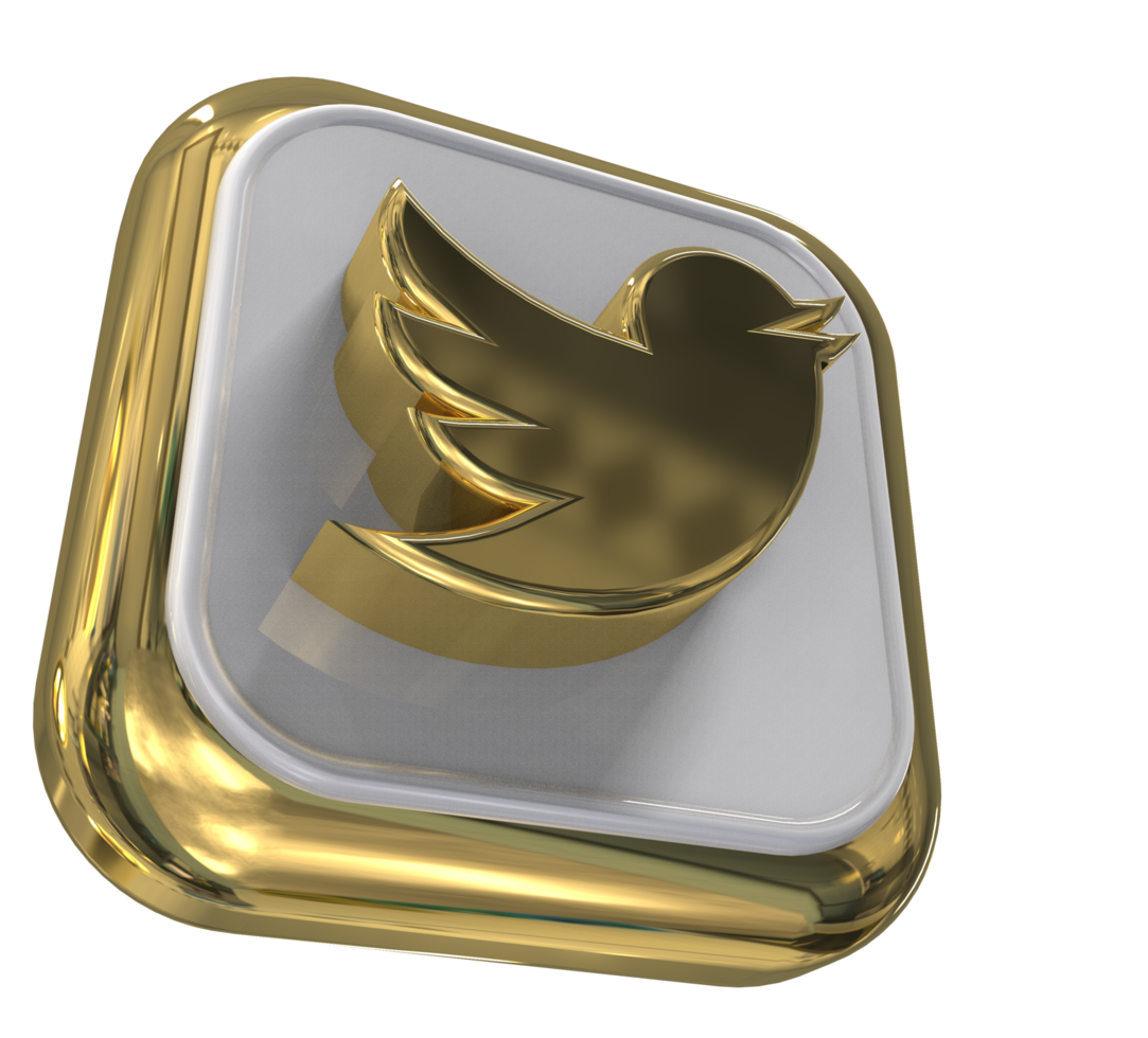 logo icon 3d social media in modern png