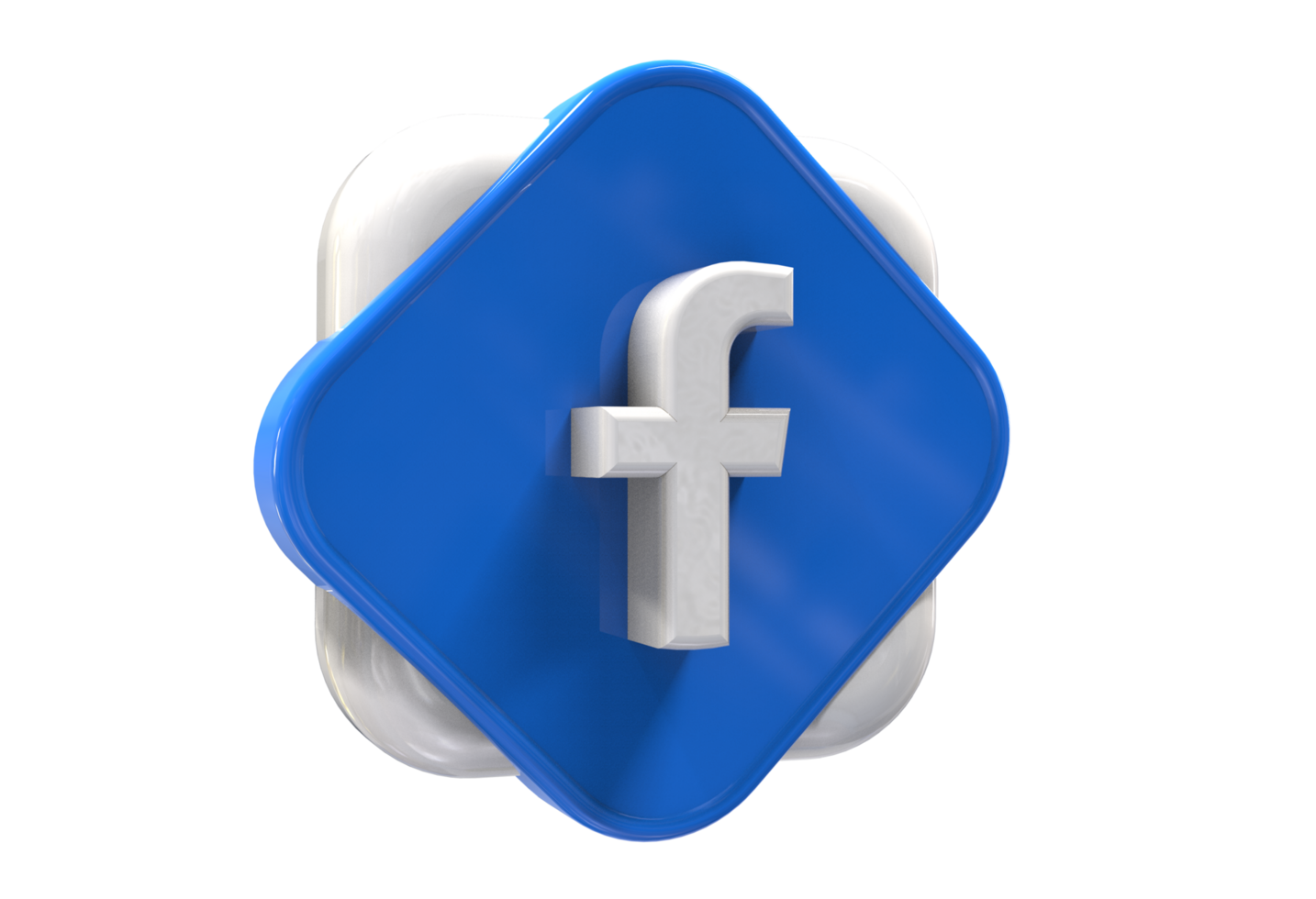 logo icon 3d social media in modern png