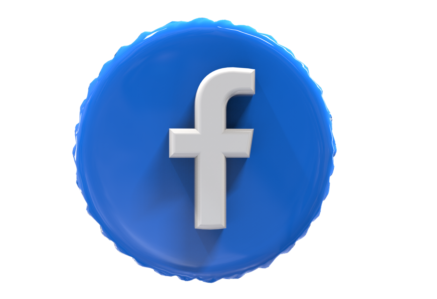logo icono 3d social medios de comunicación en moderno png