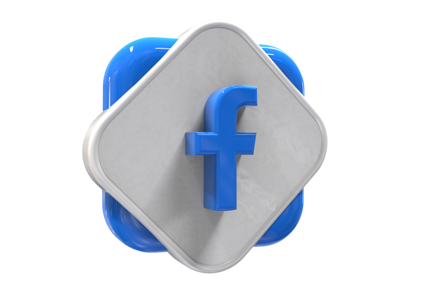 logo icon 3d social media in modern png
