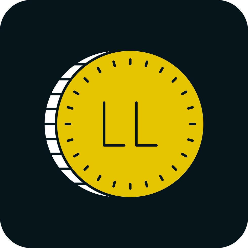 libanés libra vector icono diseño