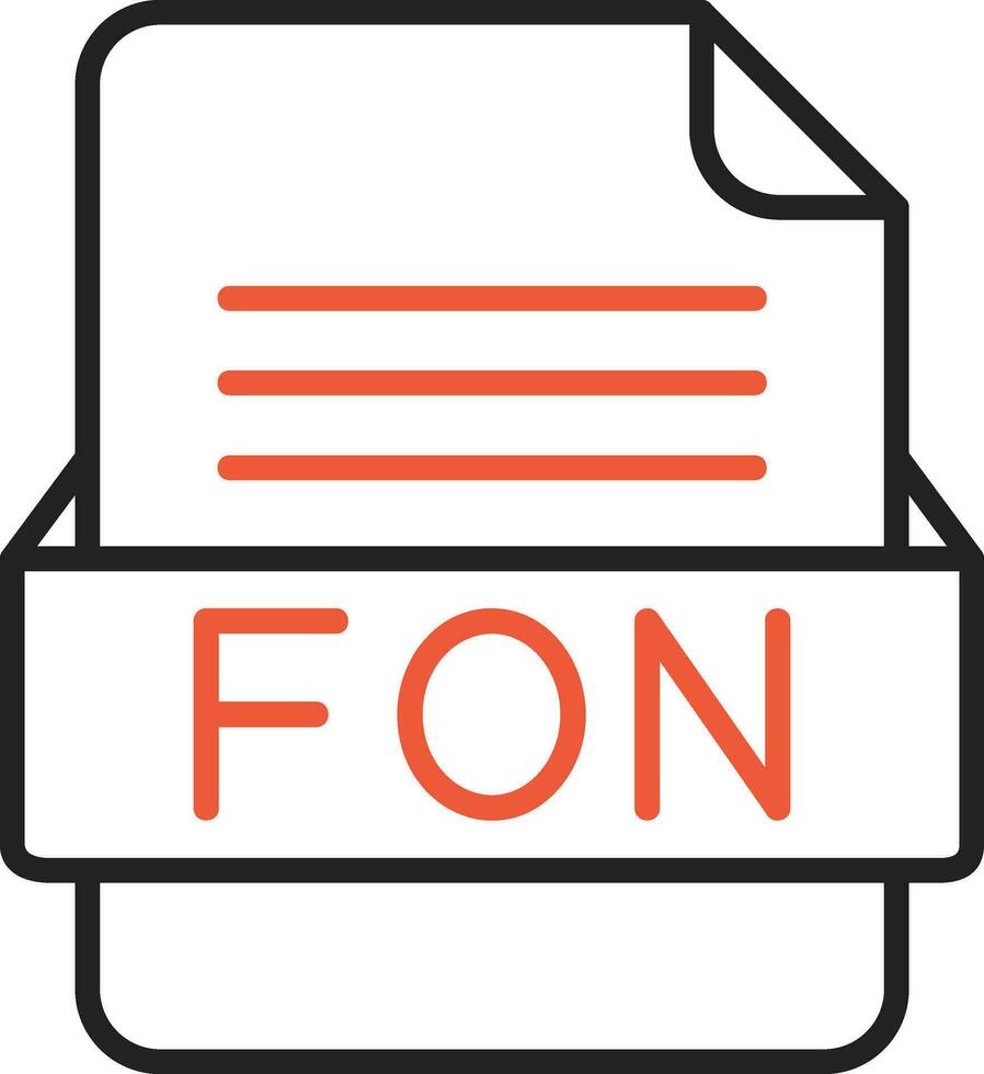 fon archivo formato vector icono