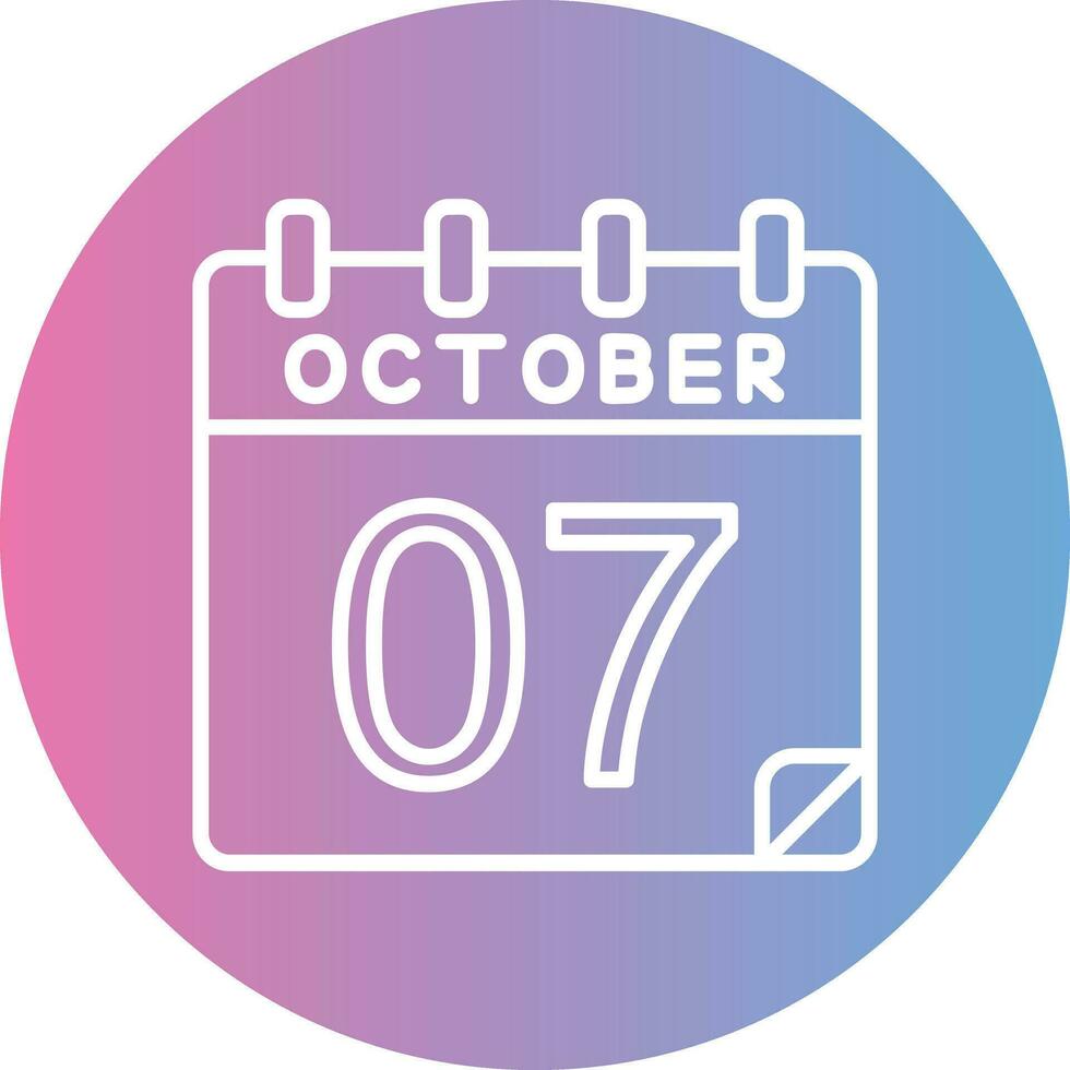 7 October Vector Icon 29463084 Vector Art at Vecteezy