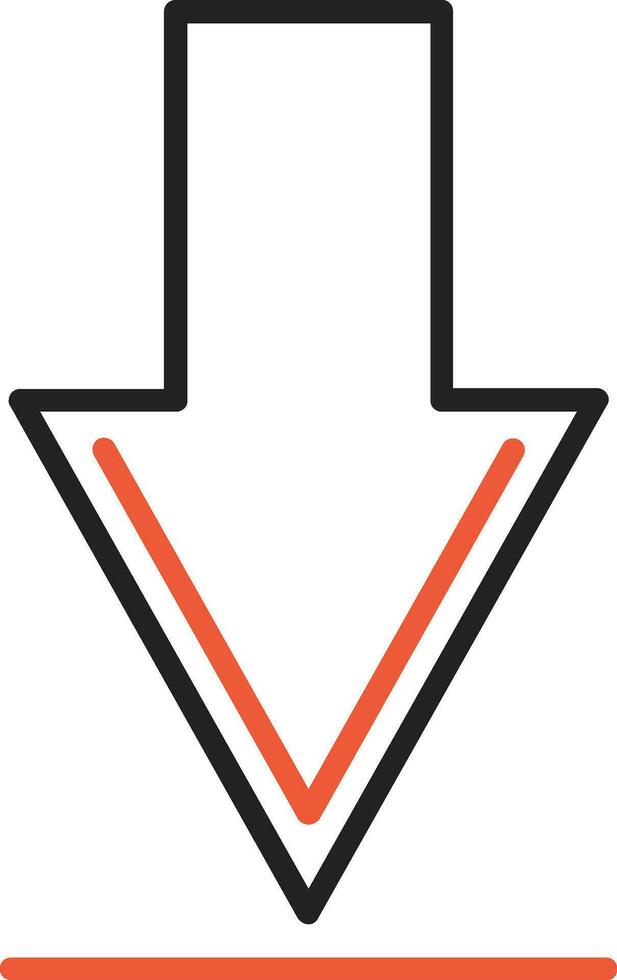 Down Arrow Vector Icon