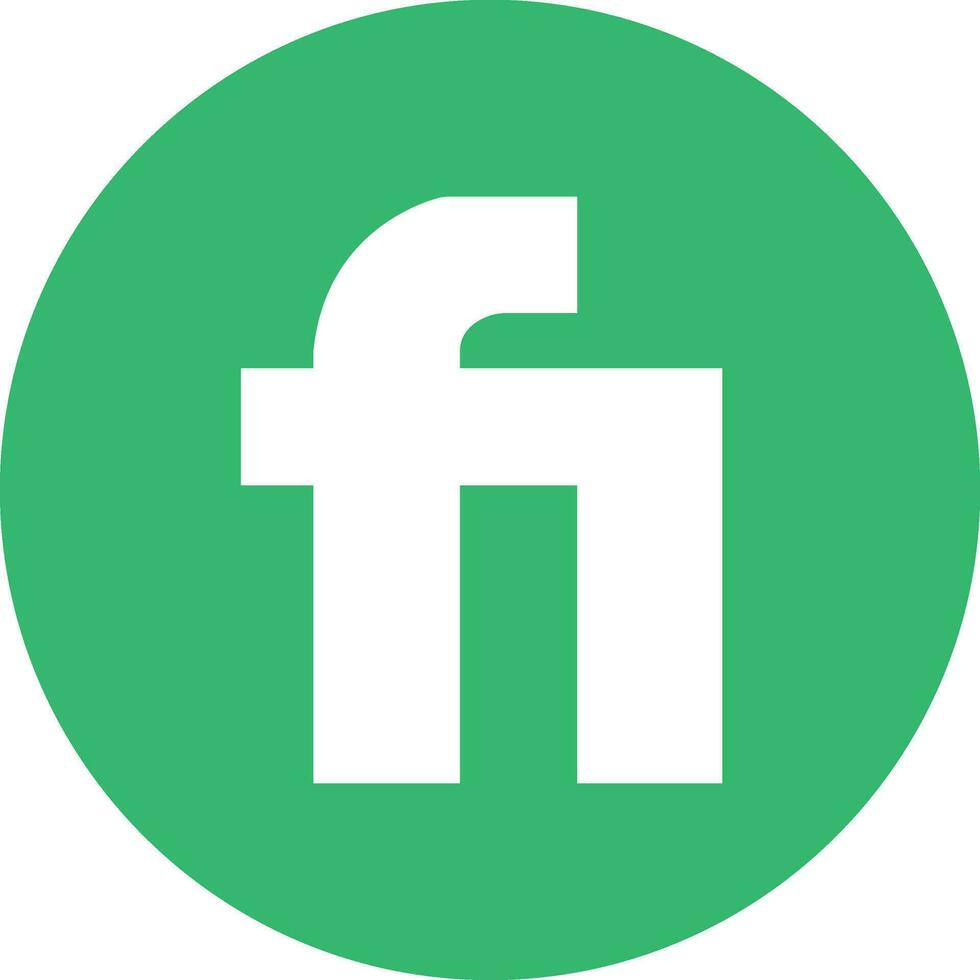 Fiverr app icon freelancing market is perfect for use in any mobile app-related project. Modern design with the iconic Fiver logo in a clean. Use it on your website vector