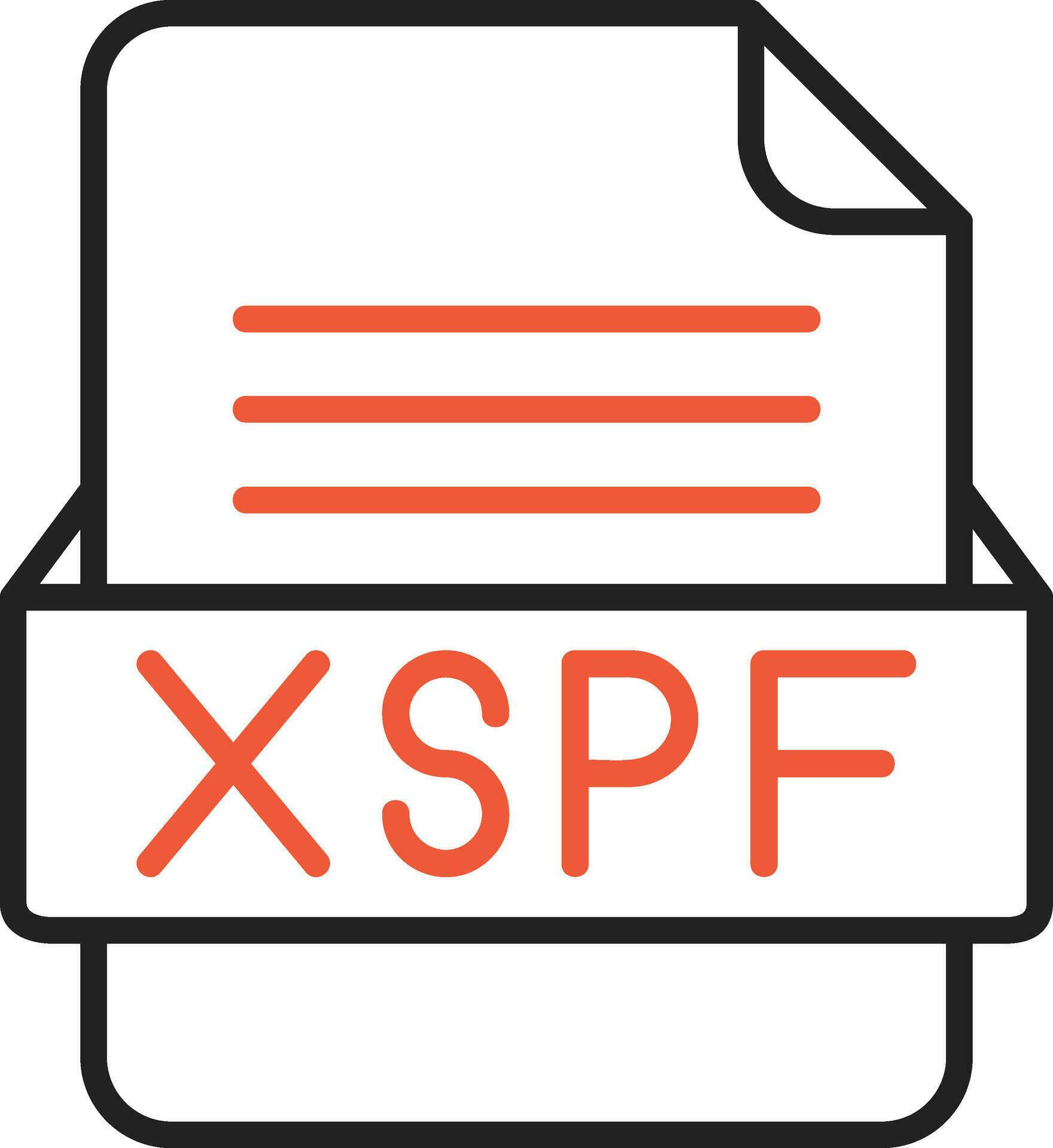 XSPF File Format Vector Icon 29463479 Vector Art at Vecteezy