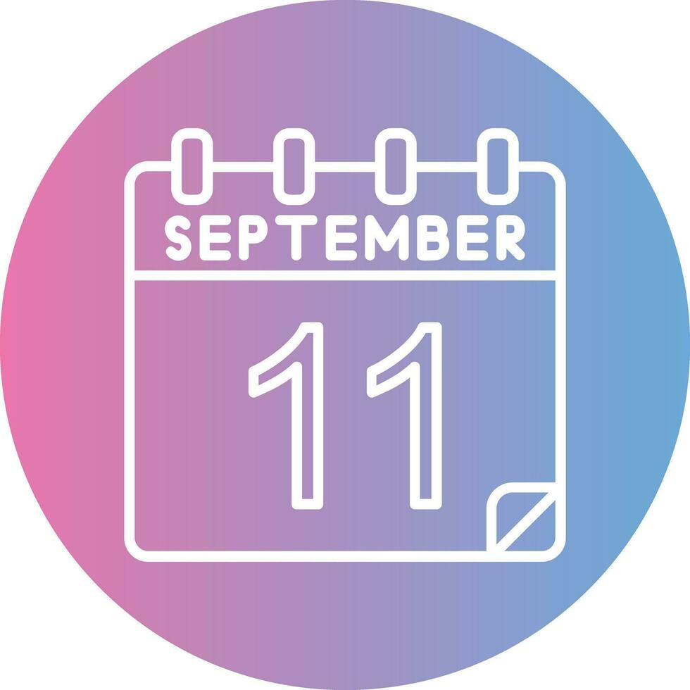 11 September Vector Icon