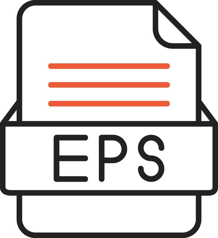 eps archivo formato vector icono