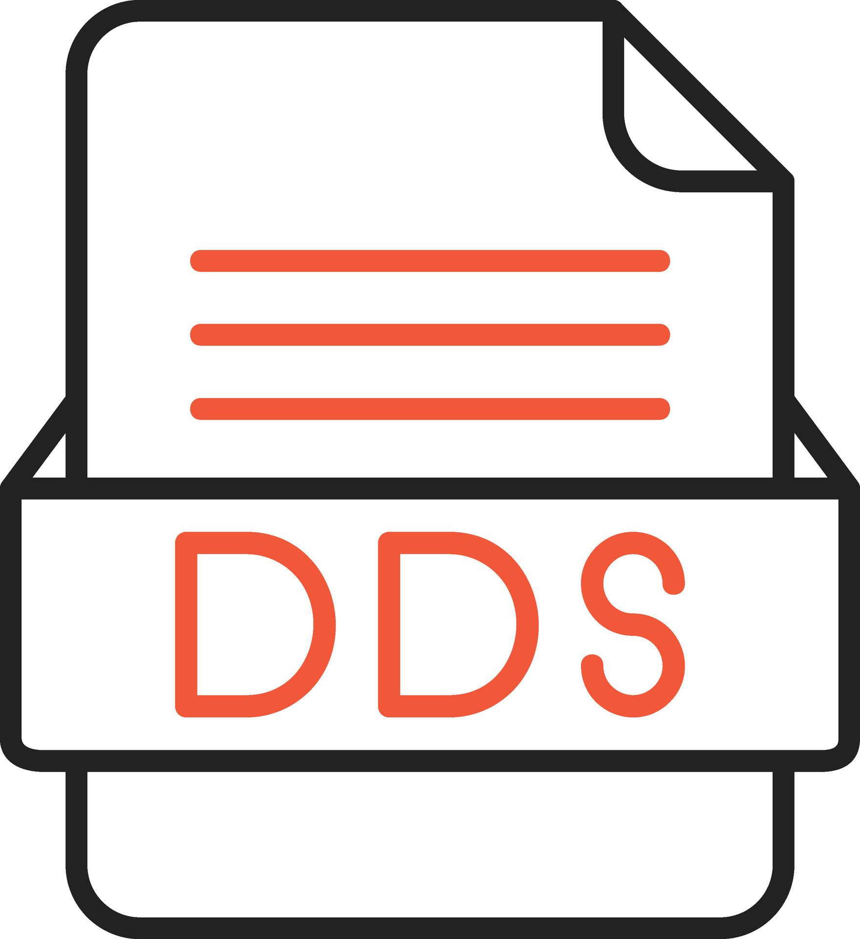 DDS File Format Vector Icon 29464253 Vector Art at Vecteezy