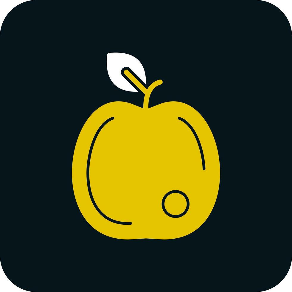 diseño de icono de vector de manzana