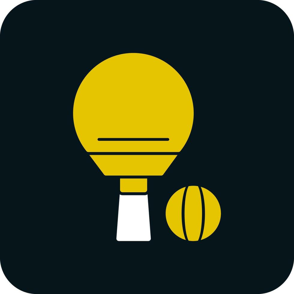 Ping Pong Vector Icon Design