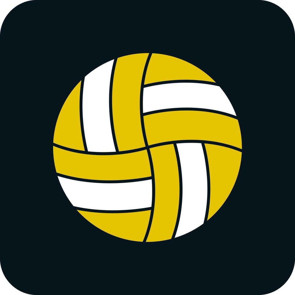 diseño de icono de vector de voleibol