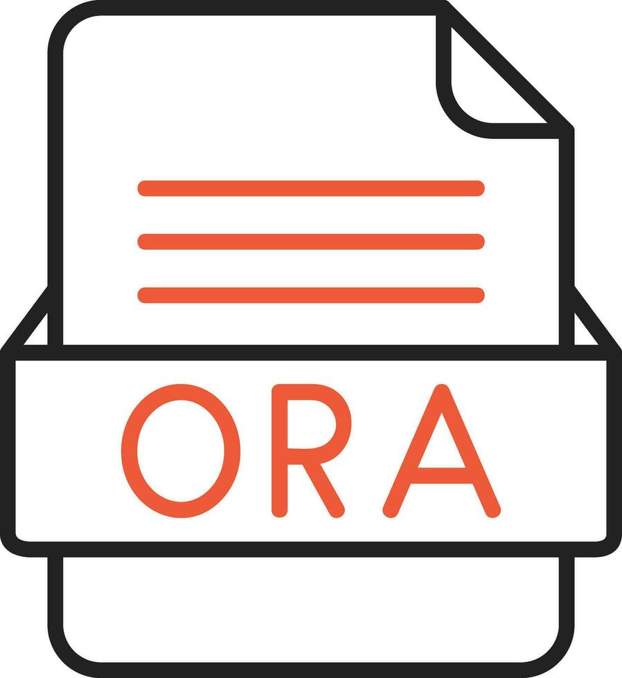 ORA File Format Vector Icon