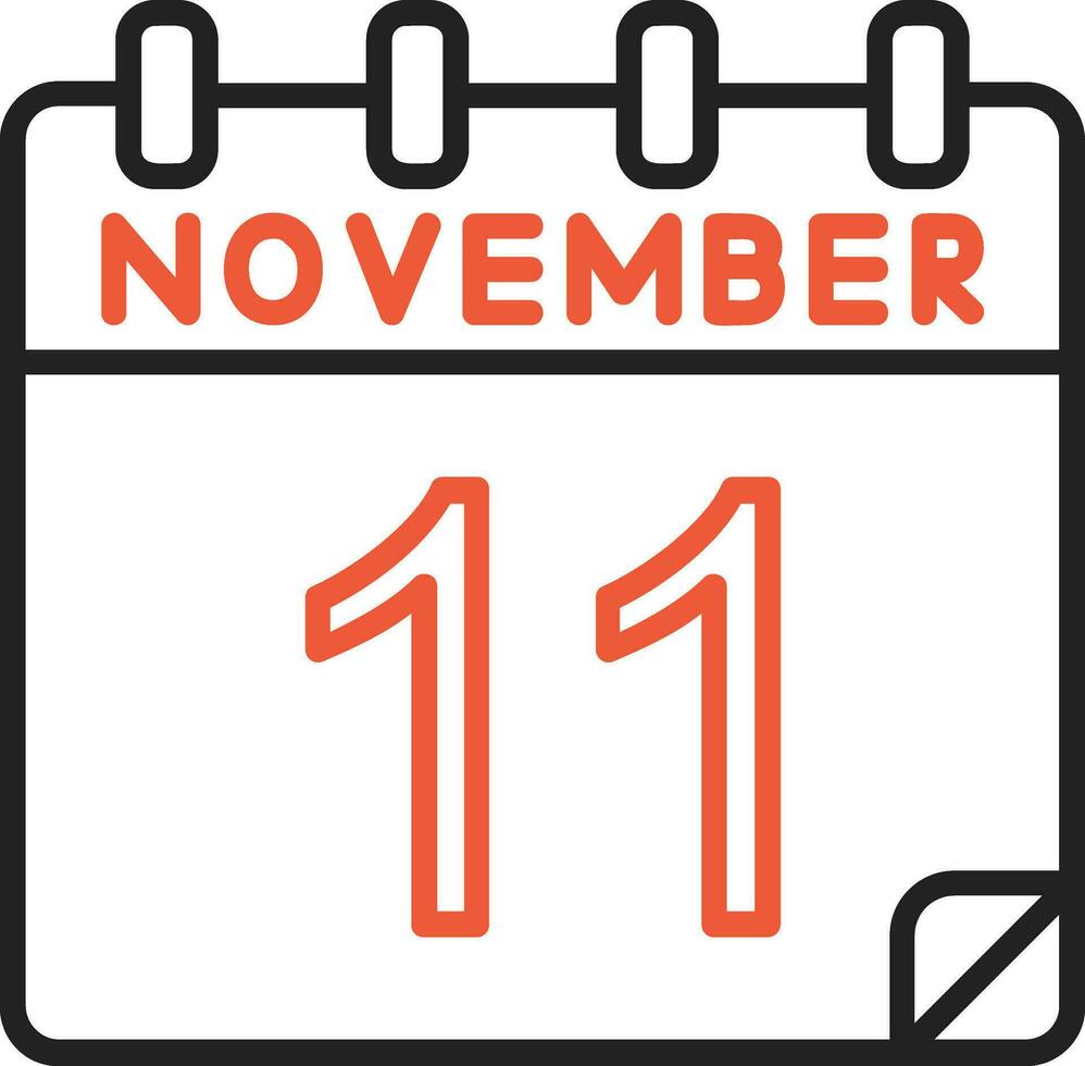 11 November Vector Icon