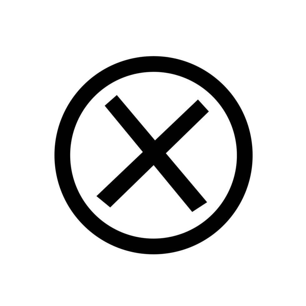 Illustration of the circle logo in the middle of the cross vector