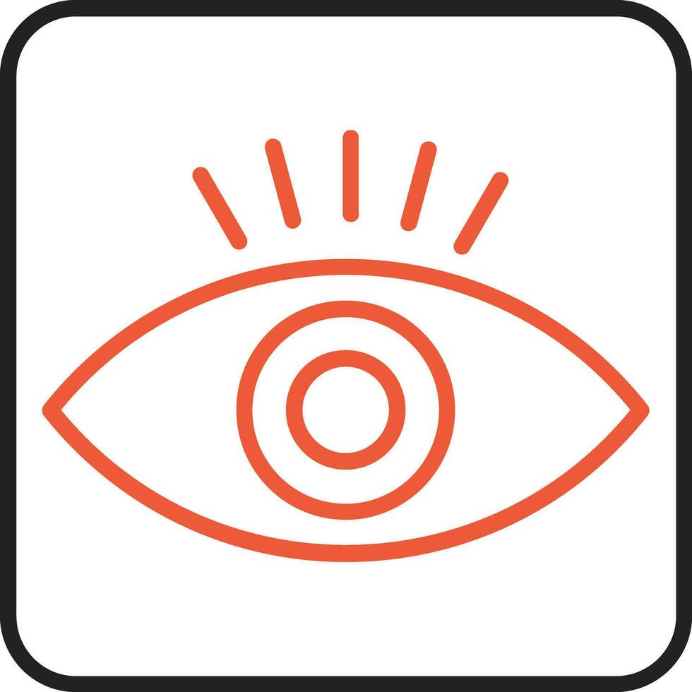 icono de vector de ojo