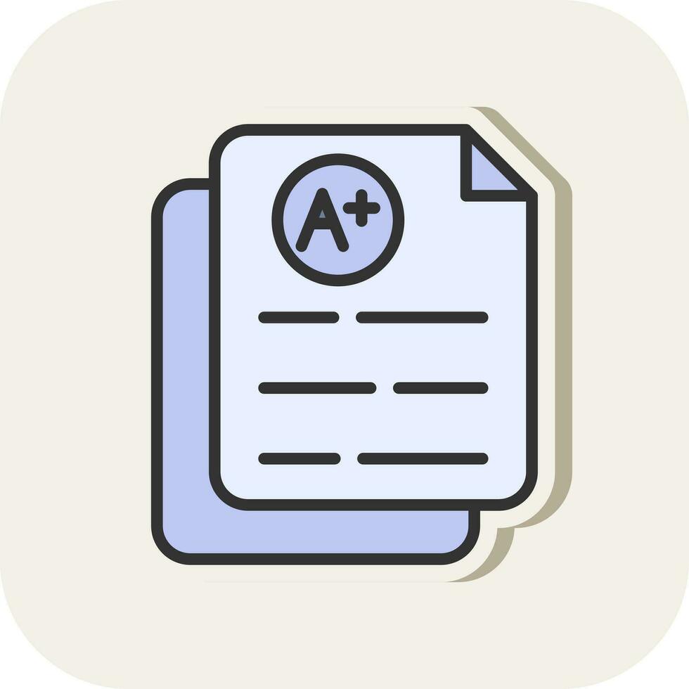 Grades Vector Icon Design