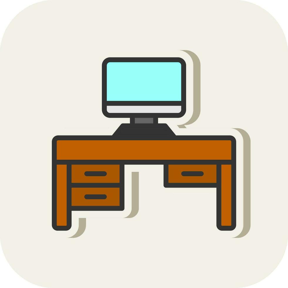 Work Space Vector Icon Design