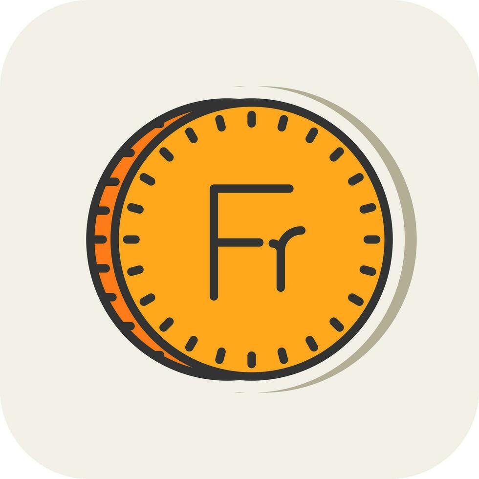 Franc Vector Icon Design