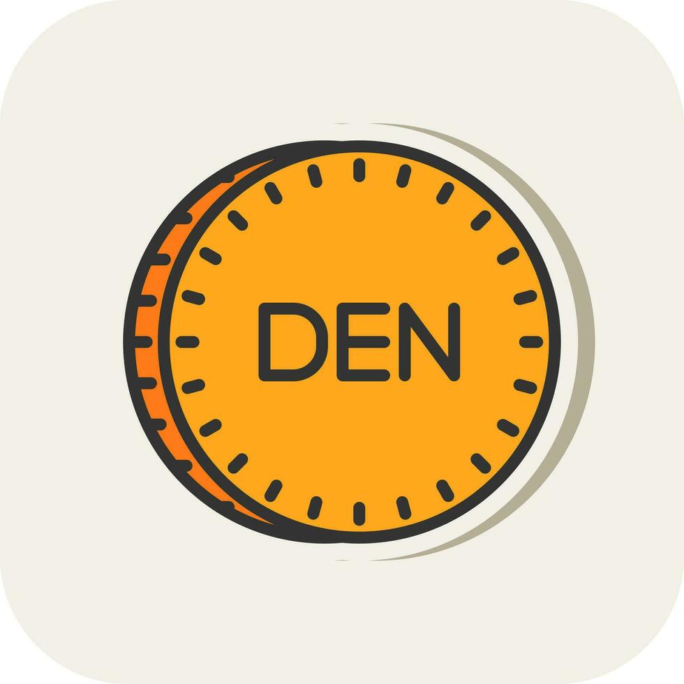 Denar Vector Icon Design