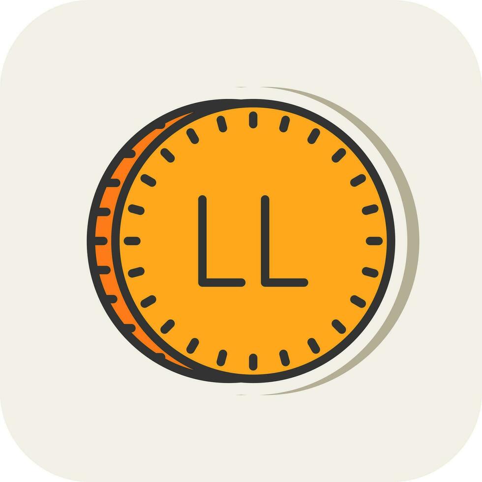 Lebanese pound Vector Icon Design