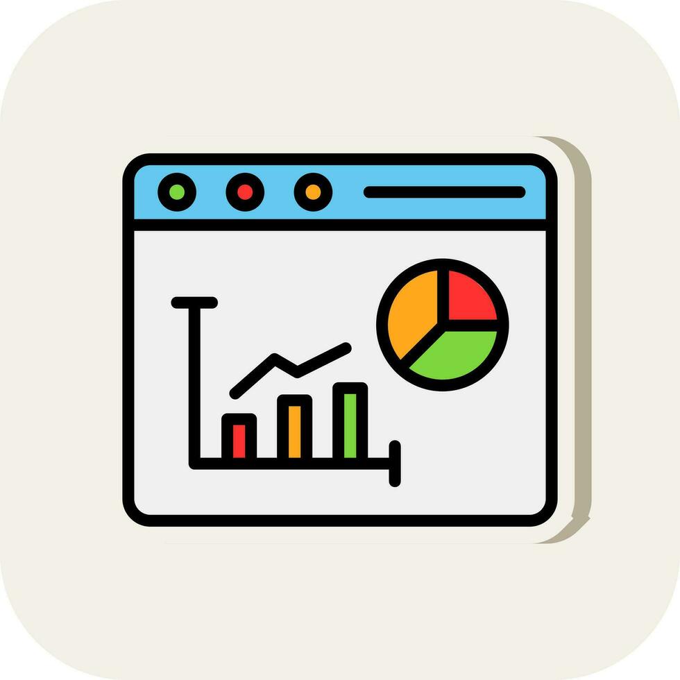 Bar Chart Vector Icon Design