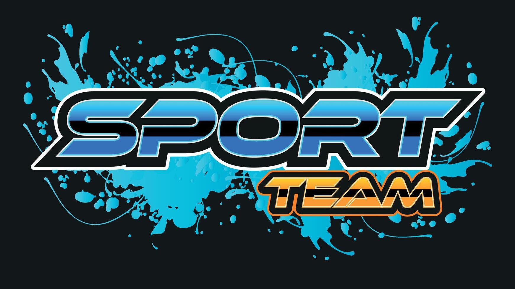 racing sticker ornament lettering vector