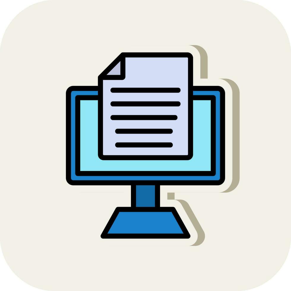 Blog Vector Icon Design