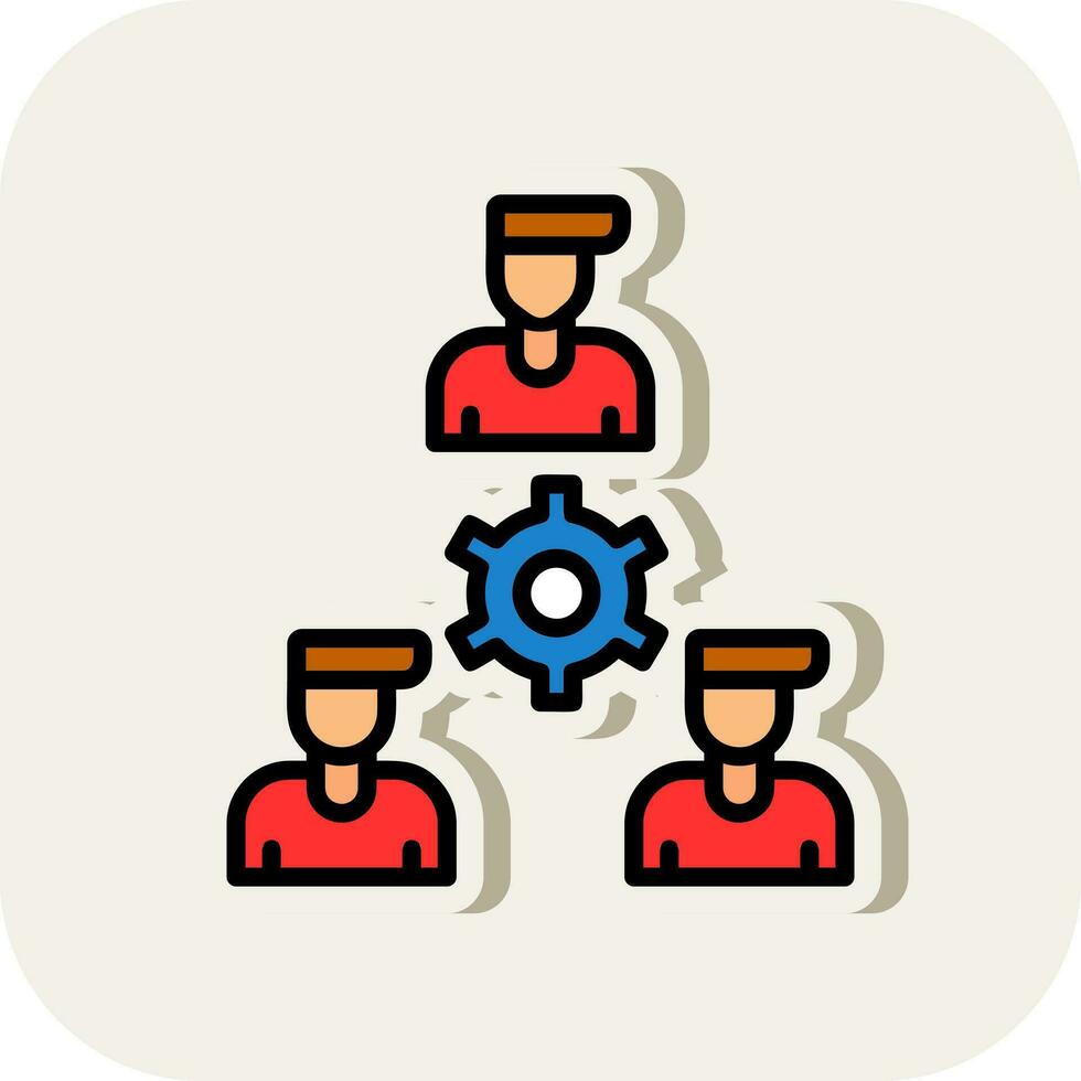 Collaboration Vector Icon Design