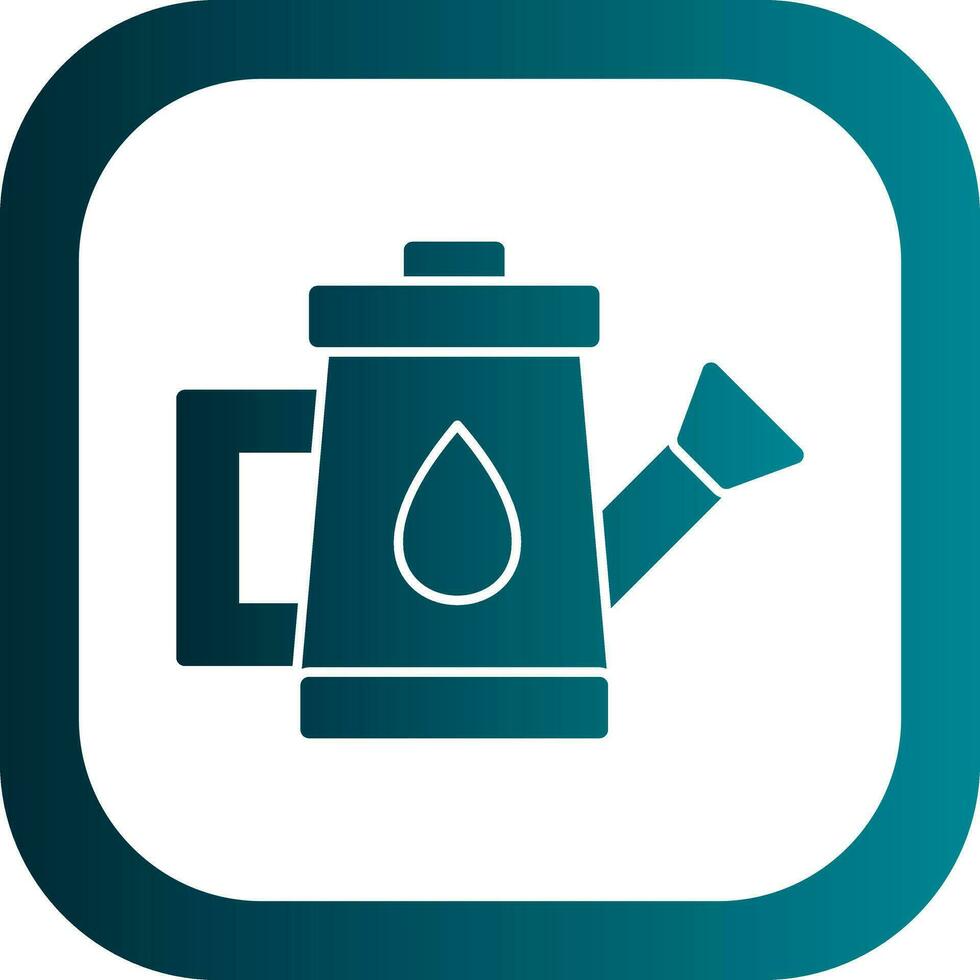 Watering Can Vector Icon Design