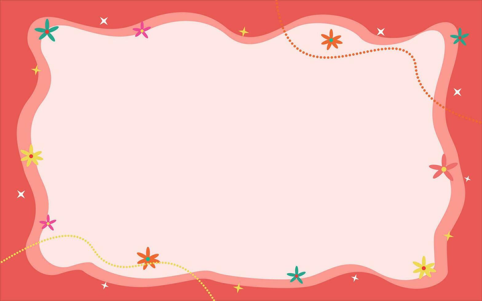 Carnival background in peach color vector