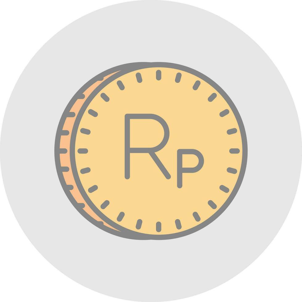 Indonesian Rupiah Vector Icon Design