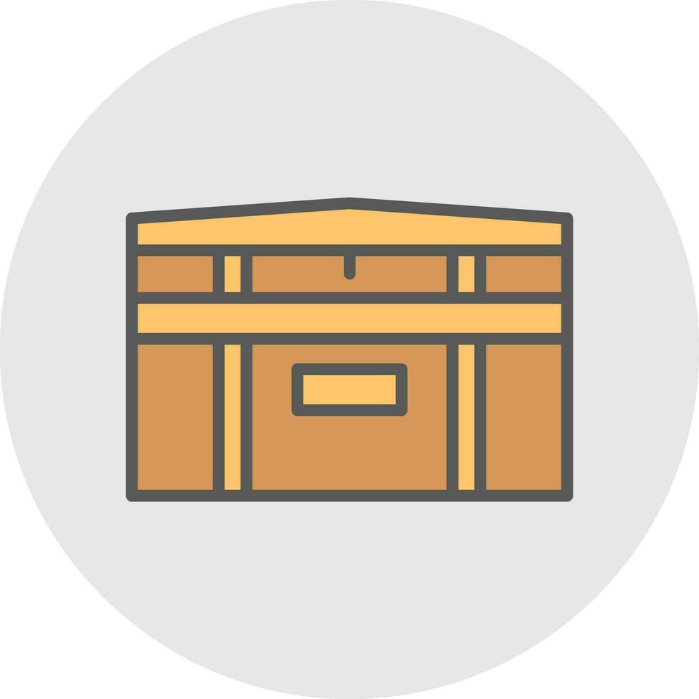 Trunk Vector Icon Design