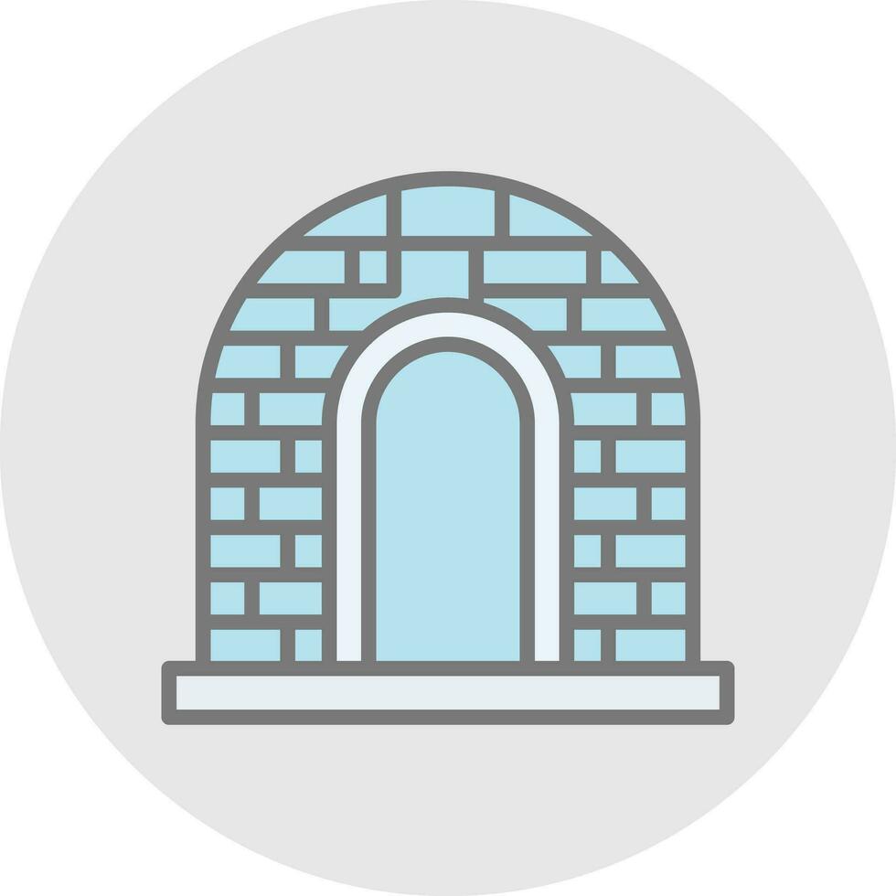 Igloo Vector Icon Design