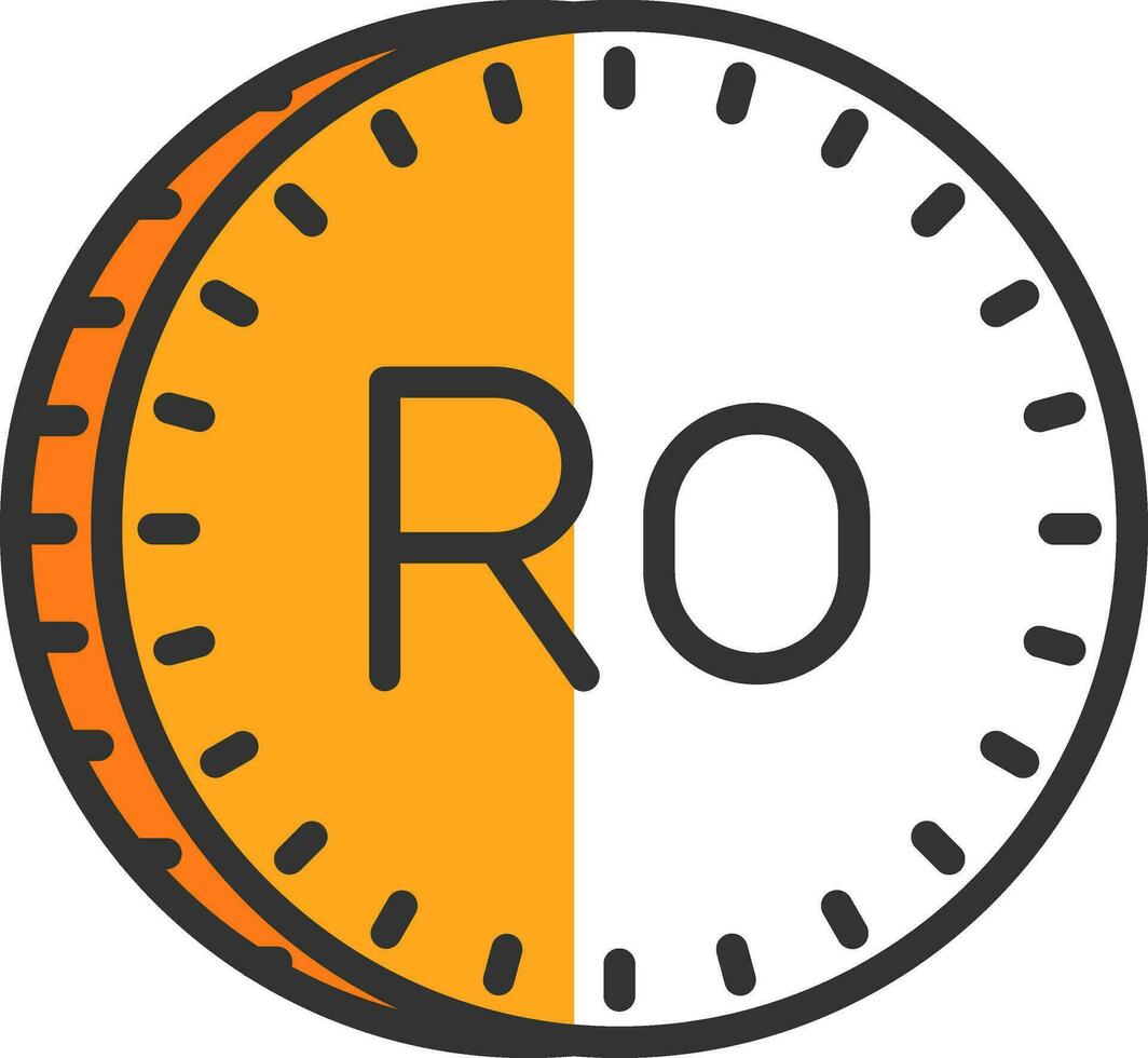 Omani rial Vector Icon Design