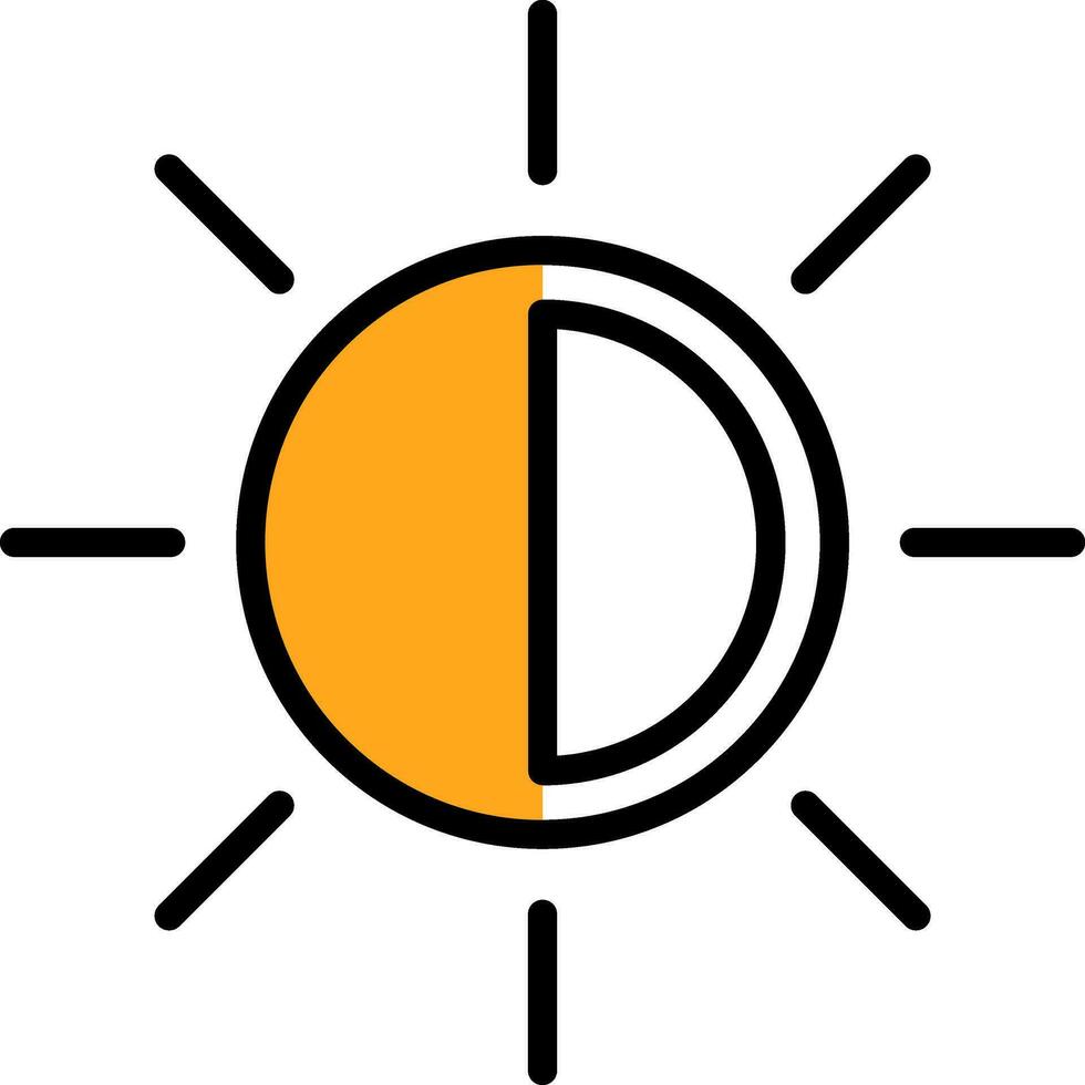 Sun Vector Icon Design