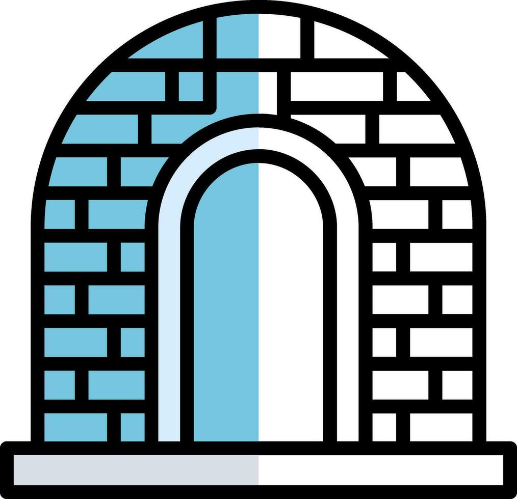 Igloo Vector Icon Design