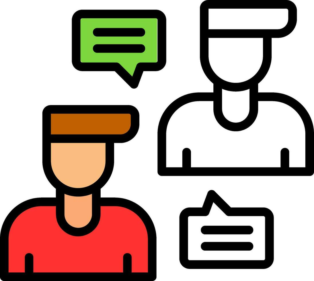Forum Vector Icon Design