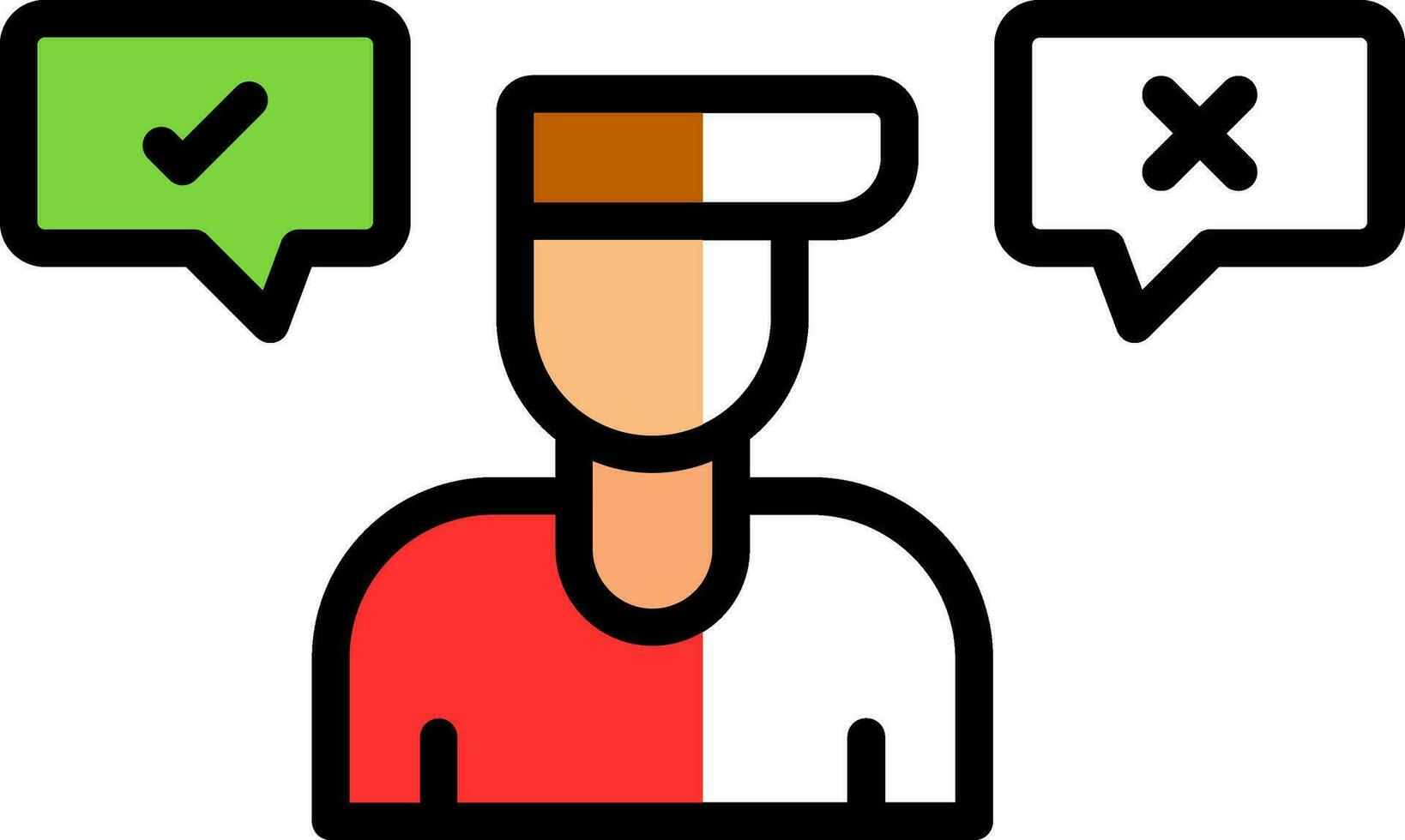 Decision Marker Vector Icon Design