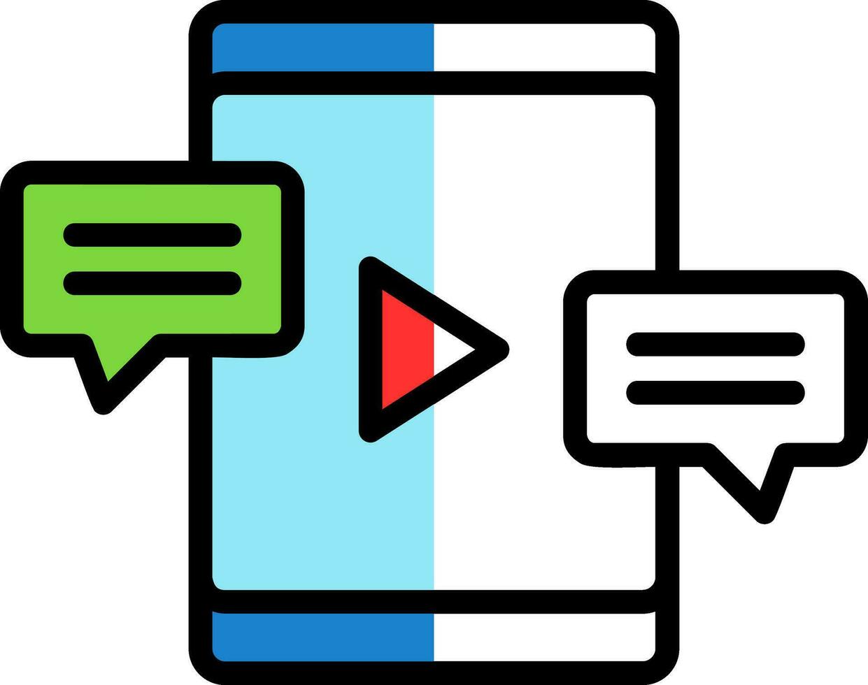 Comment Vector Icon Design